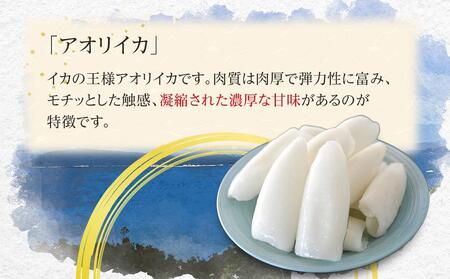 むき身あおりいか 約500g(3～5尾入り) 下処理済 冷凍 小分け【水イカ アオリイカ いか イカ イカ刺身 刺身 いかソーメン 天ぷら 香川県 さぬき市 讃岐 さぬき】