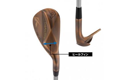 ゴルフクラブ ウエッジ【ロフト角50°】ドルフィンウェッジ  DW123 カッパーメッキ カーボンメンズ キャスコ kasco