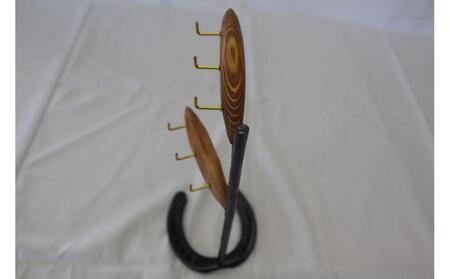 高校生が作った キーホルダーツリー(幸運を運ぶ馬蹄鉄)【手作り 雑貨 おしゃれ インテリア オリジナル 香川 さぬき 志度高校】