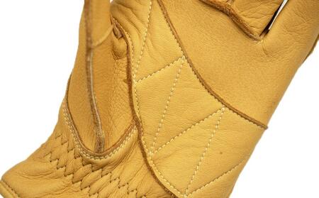 グローブ 手袋 CACAZAN アウトドア ワーク グローブ【カラー：キャメル／サイズ：S】