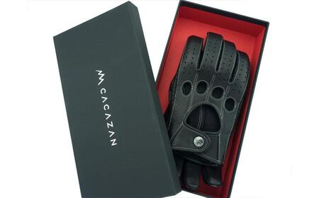 ドライビンググローブ カカザン フルフィンガー 【サイズ：LL】甲穴(ナックルホール)有り