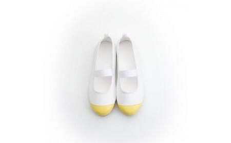 おしゃれな上履き シューズ 室内履き 上靴(イエロー/15.5cm)