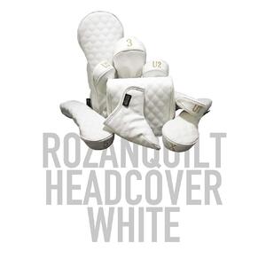 ロザンキルトヘッドカバー フェアウェイウッド(カラー：ホワイト/番手：3W)【ゴルフ ヘッドカバー フェアウェイウッド 用 ミトン ロザンキルト カバー 香川 さぬき KAMAKURA HANDS CRAFT】