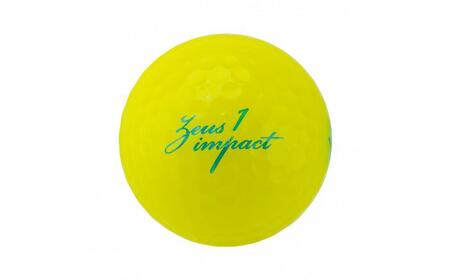 ゴルフボール ゼウスインパクト Zeusimpact女子3 12球入 3ダース (計36球)【パールイエロー】 ゴルフ キャスコ kasco