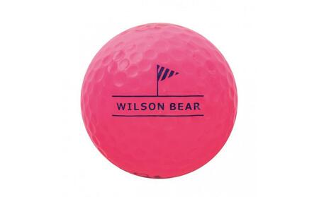 ゴルフボール Wilson BEAR4 12球入 3ダース (計36球)【ピンク】ゴルフ キャスコ kasco