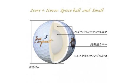 ゴルフボール ゼウスインパクト Zeusimpact3 12球入 3ダース (計36球)【オレンジ】ゴルフ キャスコ kasco