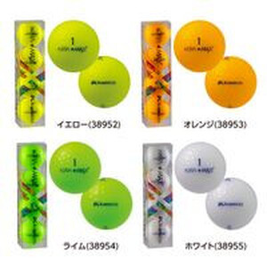 ゴルフボール  KIRA MAX 12球入 3ダース 【カラー：ライム】 ゴルフ キャスコ kasco