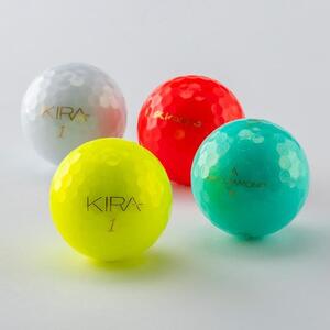ゴルフボール KIRA DIAMOND2  12球入 2ダース (計24球）【レッド】 ゴルフ キャスコ kasco