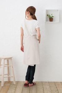 【ベージュ】ワンショルダーエプロン（撥水・撥油）