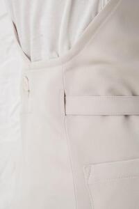 【ベージュ】ワンショルダーエプロン（撥水・撥油）