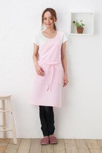 【ピンク】ワンショルダーエプロン（撥水・撥油）