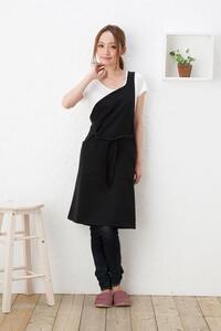 【ブラック】ワンショルダーエプロン（撥水・撥油）