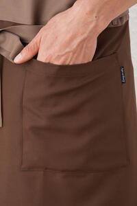 【ブラック】バイカラーメンズエプロン