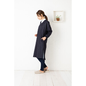 ワンウオッシュデニム割烹着