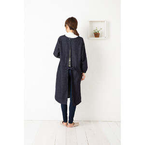 ワンウオッシュデニム割烹着