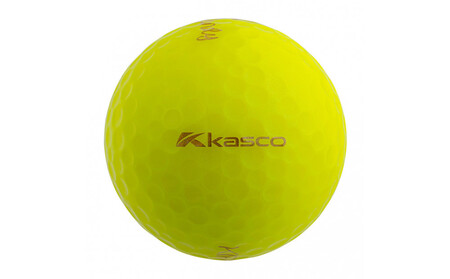 ゴルフボール KIRA candy イエロー 12球入 (4個×3袋）レディース キャスコ kasco