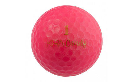 ゴルフボール KIRA candy ピンク 12球入 (4個×3袋)レディース キャスコ kasco