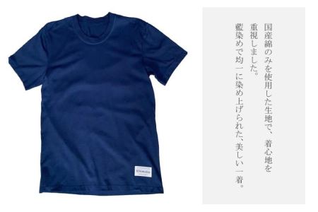 藍染 本藍染 Tシャツ シャツ Sサイズ オリジナル T シャツ 香川県 T シャツ さぬき市