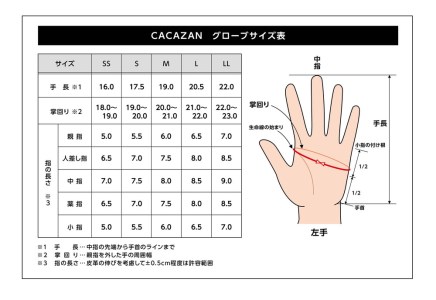 CACAZAN 補強付 ハーフフィンガードライビング グローブ | 香川県