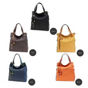 シルキーレザー 5way バッグ 【LIME】 キャメル