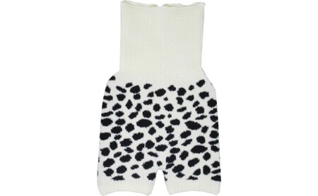 ヒョウ柄婦人腹巻付き ニットパンツ　3組セット