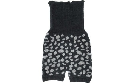 ヒョウ柄婦人腹巻付き ニットパンツ　3組セット