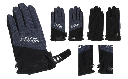 東かがわ市からお届けする【アウトドア・メンズ手袋】White-SS03 ネイビー