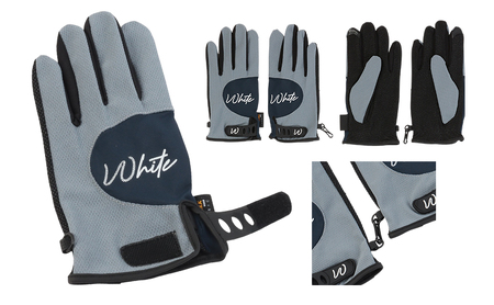 東かがわ市からお届けする【アウトドア・メンズ手袋】White-SS04 レッド