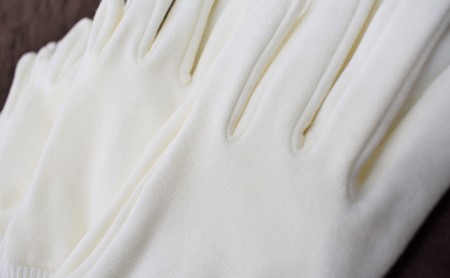 ふるさと納税 お子様の肌に優しいコットン綿手袋（3双） サイズ：L