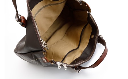 タンニンスムース B4-2WAYビジネスバッグ 日本製 ファッション カバン  チョコ