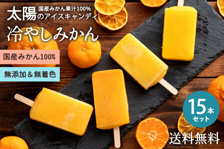 みかんアイス 冷やしみかん 合計15本 セット