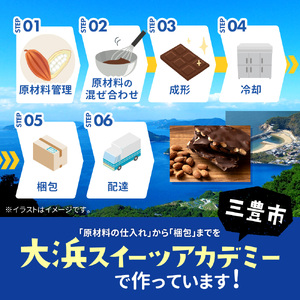 割れチョコ マーブルロワイヤル ミルク 200g