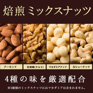 【ふるさと納税】【納税】焙煎ミックスナッツ(4種の無塩) 500g
