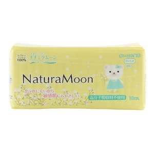 ナチュラムーン生理用品 普通の日用 羽なし24個入×4個