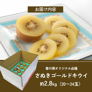 さぬきゴールドキウイ 約2.8kg