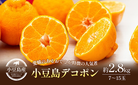 【 小豆島 】小豆島 デコポン 約2.8kg 柑橘 デコポン 不知火 果物 フルーツ 国産 くだもの さっぱり 国産 香川 香川県 土庄 土庄町