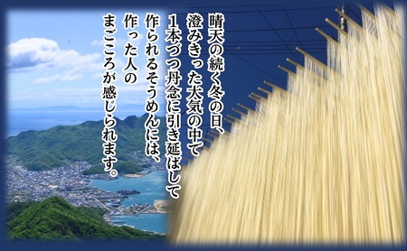 小豆島手延べ素麺・オリーブ油入り 300g×10袋セット 手延べ素麺 素麺 小豆島 オリーブ そうめん 手延べ オリーブオイル セット