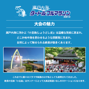 第43回瀬戸内海タートル・フルマラソン全国大会参加権 1名様（フルの部） マラソン 瀬戸内 小豆島 フル  参加権 タートルマラソン 土庄