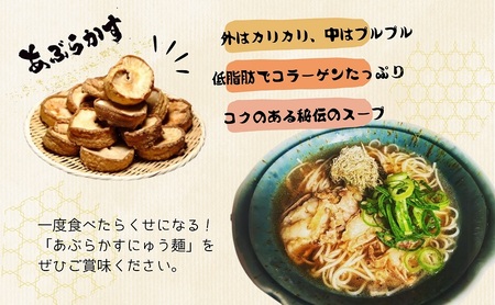 【 小豆島 】あぶらかすにゅう麺 ～KASUYA特製秘伝のだし付き～ 5個セット そうめん にゅうめん 小豆島 手延べ 素? つゆ付き 国産小麦 10人前