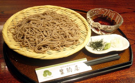 粋なオリーブ蕎麦です。