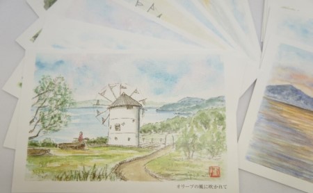 小豆島のふるさと絵葉書12枚セット