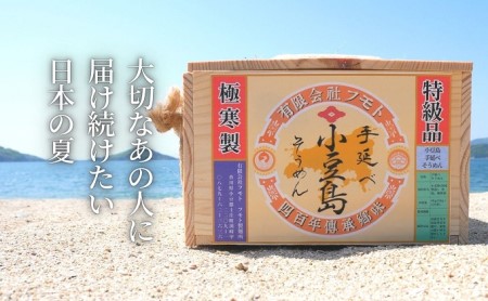 暑い季節に清涼感！【小豆島手延べそうめん】木箱6kg ～究極ののどごし～（素麺 ギフト 贈答品 お中元 贈り物 麺）