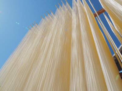 小豆島 手延素麺「極の糸 黒帯・古(ひね)物」 2.7kg(50g×約54束)×2個