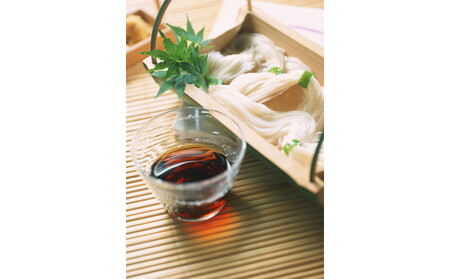 マルキン 島の光めんつゆ3本とそうめんセット(300g×6)