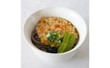 さぬき小豆島 手延冷凍調理そば6食セット(えび天2/牛肉2/かきあげ2)