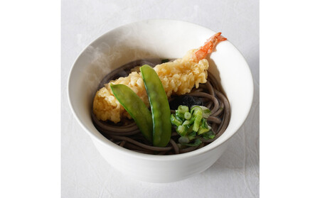 さぬき小豆島 手延冷凍調理そば4食セット(えび天/牛肉/きつね/かきあげ)