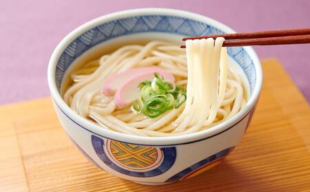 手延べ半生こびきうどん 9袋入り だし醤油(麺つゆ)　3本付
