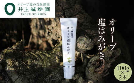 オリーブ塩歯磨き（歯磨き粉）2個セット