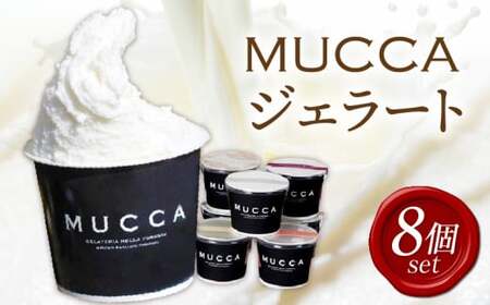 MUCCAジェラート　8個セット|ジェラート 8個 MUCCA サンセットミルク アイス デザート スイーツ 香川県 三木町|_mk024-003