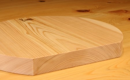 檜のまーるぃまな板＆檜のtissue box2個セット